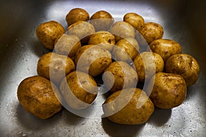 White Potatoes in the sink 3