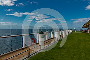 White Pots And Glass Panes Aboard Celebrity Eclipse Cruise