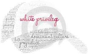 White Privilege Word Cloud