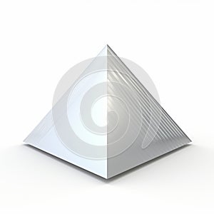 White Pyramid: A Liquid Metal Masterpiece With Clear Edge Definition