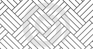 White quadruple herringbone parquet floor seamless pattern with diagonal panels