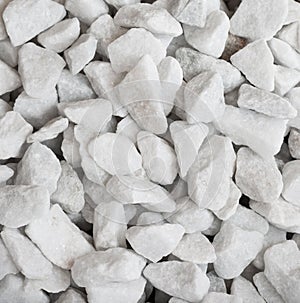White quartz rocks background