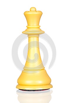 White queen chess piece
