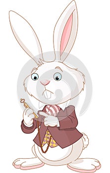 White Rabbit with pocket watch