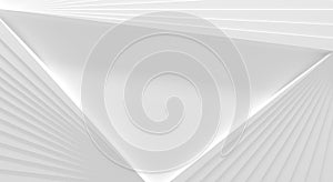 White Radiating Background With Space For Text 3D Illustration