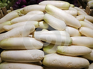 White radish for sale