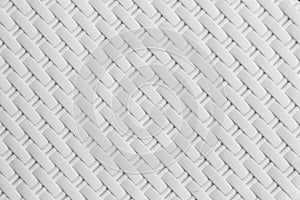 White rattan texture, detail handcraft bamboo weaving texture background