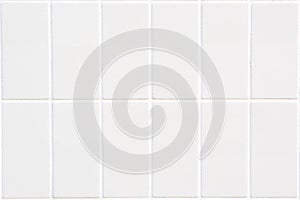 White rectangle mosaic with vertical structure