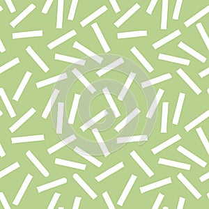 White rectangles hand drawn elements seamless pattern. Vector abstract illustration