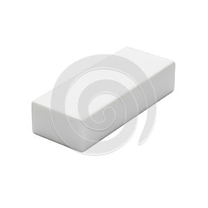 White rectangular block isolated on transparent background transparent background