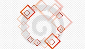 White Rectangular Modern Vector Transparent