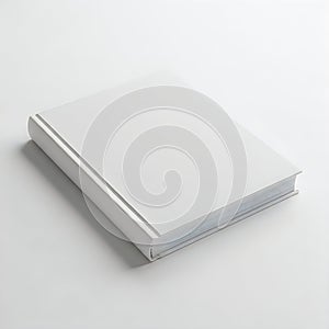 A white rectangular object with a flat surface isolated on a plain background