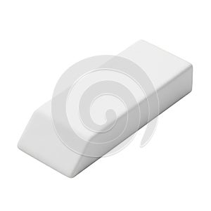 White rectangular solid block isolated on transparent background transparent background