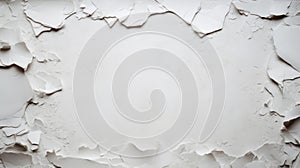 White recycled craft paper texture as background. Grey paper texture. Neural network ai generated