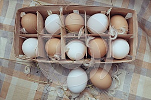 Biely a vajcia 