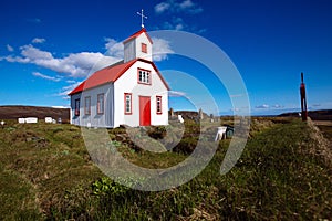 White-Red Church, Iceland