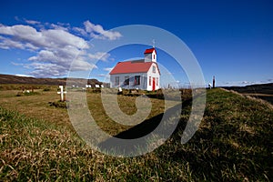 White-Red Church, Iceland