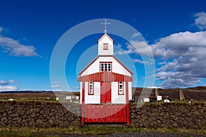 White-Red Church, Iceland