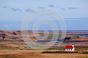 White-Red Church, Iceland