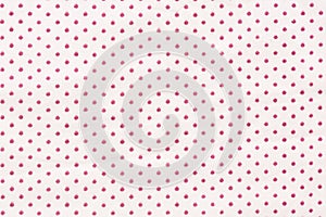 White and red tiny polka dots background.