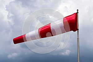 White-red windsock
