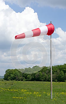 White-red windsock