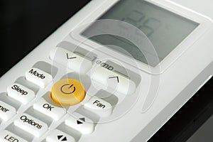 White remote control for air conditioner