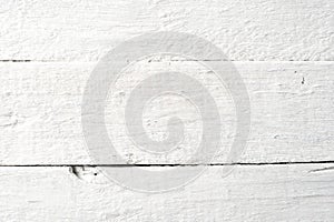 White retro wooden background with copyspace