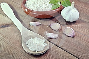 White rice in bowl