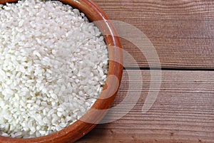White rice in bowl