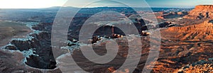 White rim of Canyonlands from Green River overlook