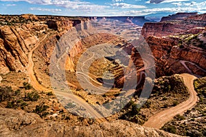 The White Rim Road and Shafer Trail in Canyonlands National Park