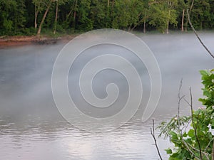 The White River And Her Fog