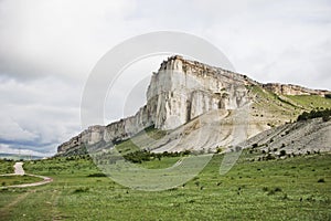 White Rock in Crimea. Mount Ak-Kaia