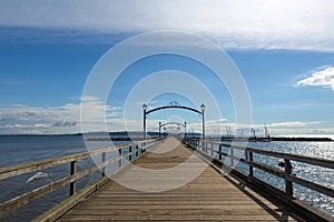 White Rock Pier Moorage in BC Canada