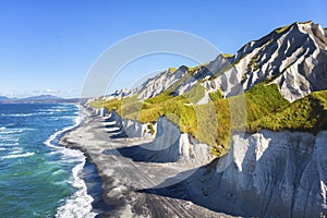 White rocks on Iturup Island