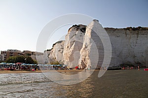 White rocks at Vieste, Italy