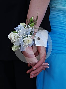White Rose Wrist Corsage