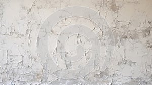 White rough plaster wall texture background