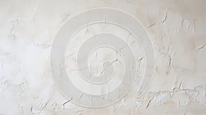 White rough plaster wall texture background