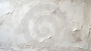 White rough plaster wall texture background