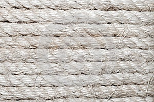 White rough rope background