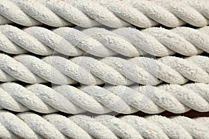 White rough rope texture