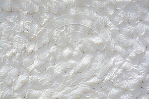 White roughcast wall