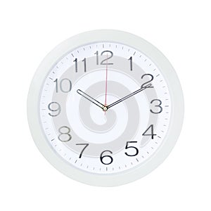 White round clock