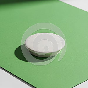 Background adds contrast emphasizing the simplicity and clarity of