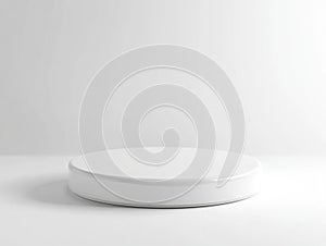 White Round Object on White Surface