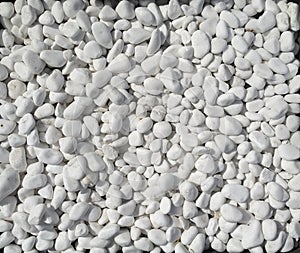 White rounded pebble texture pattern.