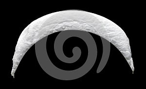 White Rounded Snow Cap