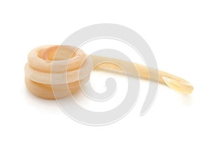 White roundworm parasite